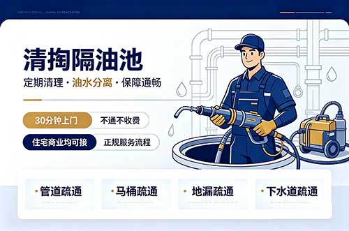 商丘清掏隔油池